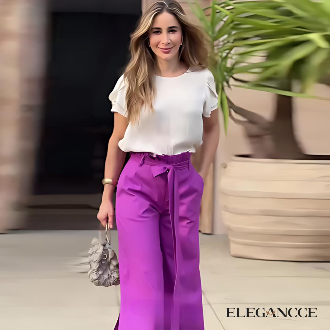 Conjunto Elegancce - Celeste